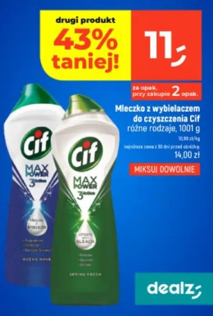 Cif Max Power mleczko z wybielaczem do czyszczenia