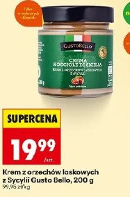 Krem z orzechów laskowych z Sycylii Gusto Bello