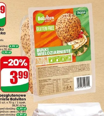 Bułki bezglutenowe wieloziarniste Balviten
