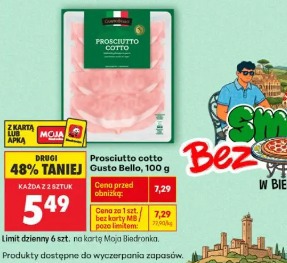 Prosciutto cotto Gusto Bello