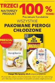 Wszystkie pakowane pierogi chłodzone