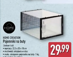 HOME CREATION Pojemniki na buty