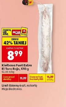 Kiełbasa Fuet Extra El Toro Rojo