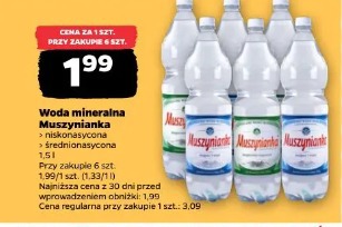 Woda mineralna Muszynianka