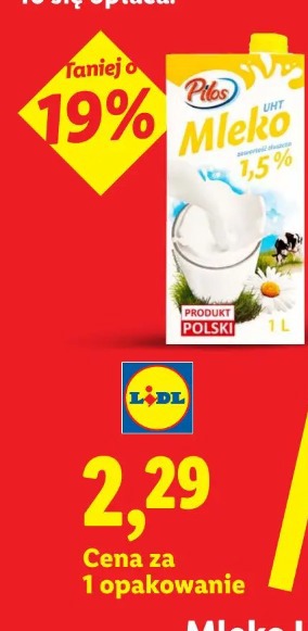 Mleko Pilos 1,5%