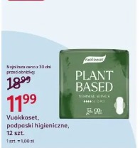 Vuokkoset, podpaski higieniczne, 12 szt.