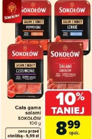 Cała gama salami SOKOŁÓW