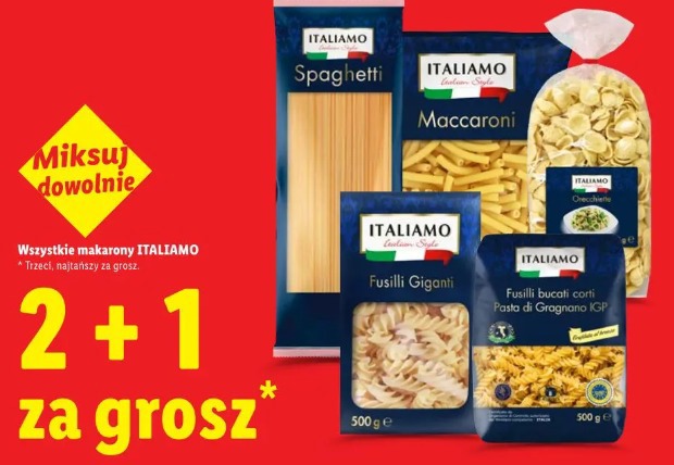 Wszystkie makarony Italiamo