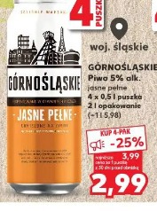 Górnośląskie Jasne Pełne Piwo 5% alk.