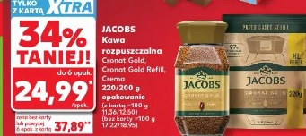 Jacobs Kawa rozpuszczalna Cronat Gold, Cronat Gold Refill, Crema