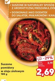 Suszone pomidory w oleju ziołowym