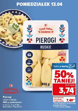Pierogi ruskie Stąd takie Dobre!