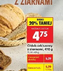 Chleb orkiszowy z ziarnami