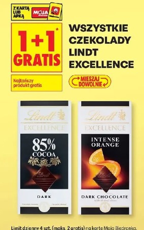 Wszystkie czekolady Lindt Excellence