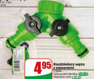 Rozdzielacz węża z zaworami