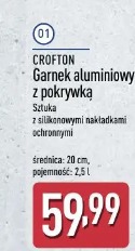 Crofton Garnek aluminiowy z pokrywką