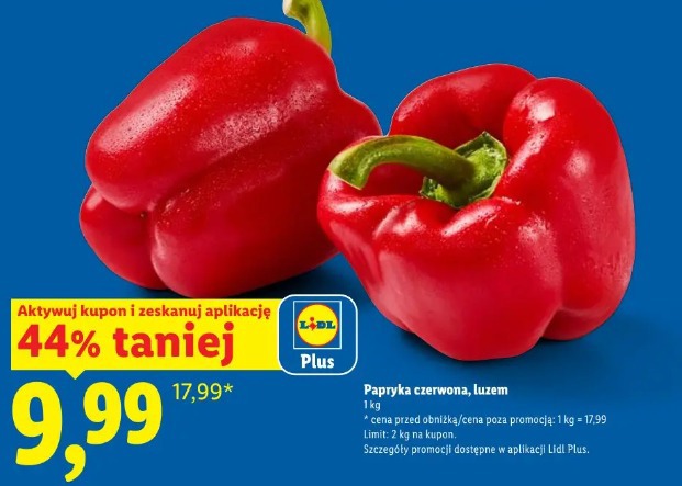 Papryka czerwona, luzem