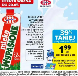 Mleko UHT WYPASIONE MLEKOVITA