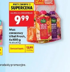 Mus owocowy Vital Fresh