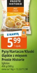 Pyzy/Kartacze/Kluski śląskie z mięsem Proste Historie Iglotex