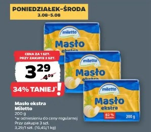 Masło ekstra Miletto