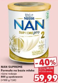 Nan Supreme Formuła na bazie mleka