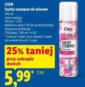 Cien Suchy szampon do włosów