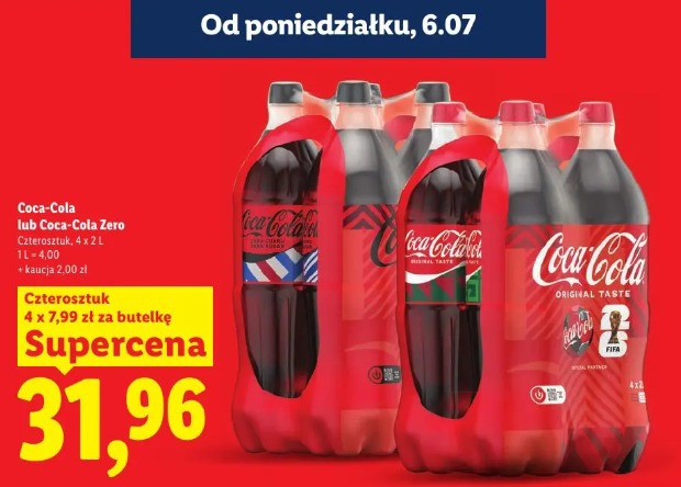 Coca-cola lub Coca-cola Zero