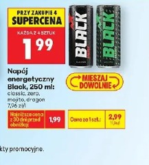 Black napój energetyczny