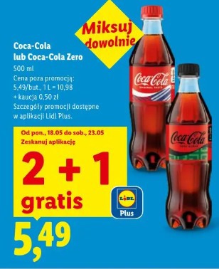 Coca-Cola lub Coca-Cola Zero