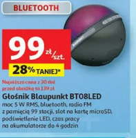 Głośnik Blaupunkt BT08LED