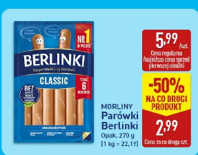 Morliny Parówki Berlinki