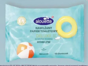 Alouette, nawilżany papier toaletowy