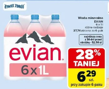 Woda mineralna Evian