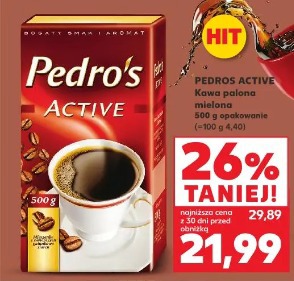 Pedro's Active Kawa palona mielona