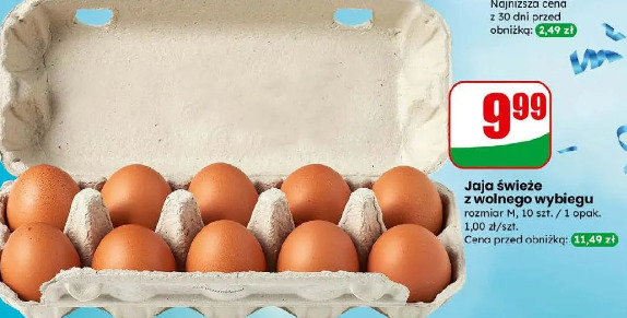 Jaja świeże z wolnego wybiegu