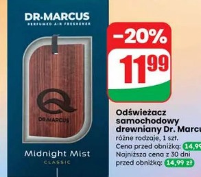 Odświeżacz samochodowy drewniany Dr. Marcus