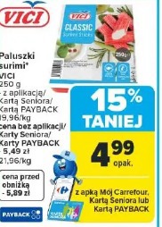 Paluszki surimi VICI