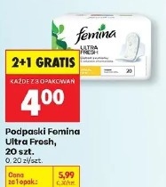 Podpaski Femina Ultra Frosh, 20 szt.