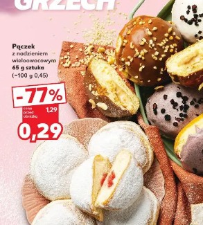 Pączek z nadzieniem wieloowocowym