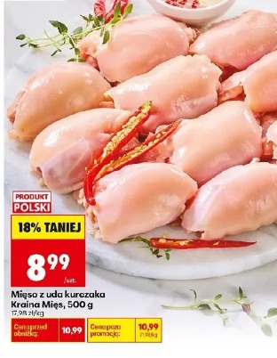 Mięso z uda kurczaka Kraina Mięs
