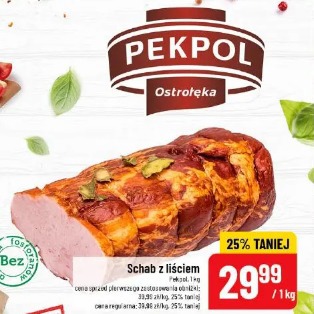 Schab z liściem Pekpol