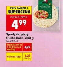 Spody do pizzy Gusta Bello