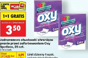 Jednorazowo chusteczki chroniące pranie przed zafarbowaniem Oxy Spotless
