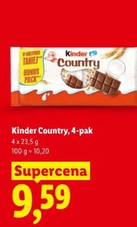 Kinder Country 4-pak
