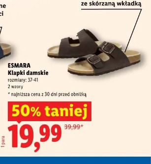Esmara Klapki damskie
