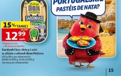 Sardynki bez skóry i ości w oliwie z oliwek Bom Petisco