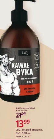 LaQ, żel pod prysznic, 8w1, 500 ml