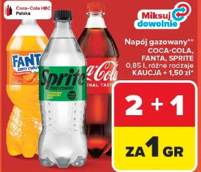 Coca-Cola Fanta Sprite napój gazowany