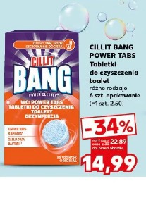 Cillit Bang Power Tabs Tabletki do czyszczenia toalet różne rodzaje